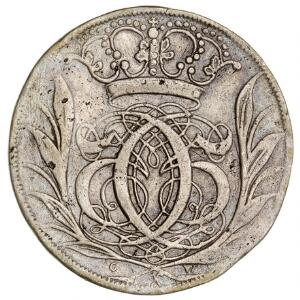 Christian V, krone 1693, H 125A