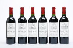 12 bts. Château Léoville Las Cases, Saint - Julien. 2. Cru Classé 2000 A hfin. Owc.