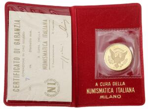 USA, medaille over John F. Kennedy - 1917-1963, Au, 7 g 9001000, i cover fra Numismatica Italiana
