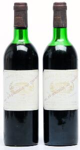 2 bts. Château Margaux, Margaux. 1. Cru Classé 1976