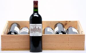 6 bts. Château Cos d Estournel, Saint - Estephe. 2. Cru Classé 2001 A hfin. Owc.