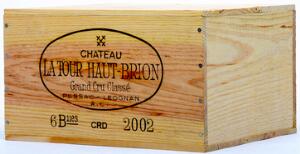 6 bts. Château La Tour Haut-Brion, Pessac-Léognan 2002 A hfin. Owc.