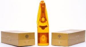 6 bts. Champagne Cristal, Louis Roederer 2002 A hfin. Oc.