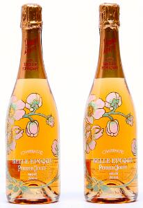 2 bts. Champagne Rosé Belle Epoque, Perrier-Jouet 2004 A hfin.