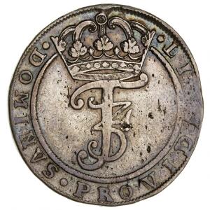 Frederik III, 4 mark  krone 1668, H 113A, Aagaard 116.3
