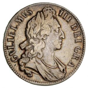 England, William III, 1694 - 1702, crown 1696 OCTAVO, S 3472