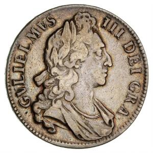 England, William III, 1694 - 1702, crown 1696 OCTAVO, S 3472