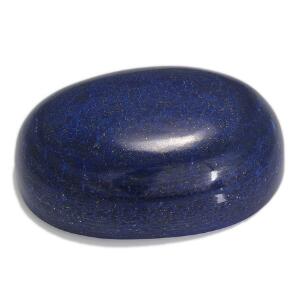Større uindfattet oval cabochonsleben lapis lazuli på ca. 5486.00 ct. Certifikat medfølger. Ca. 2013.