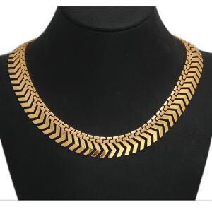 Italiensk halskæde af 18 kt. guld. L. ca. 42 cm. Vægt ca. 53 gr. Italien ca. 1960.