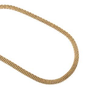 Murstenshalskæde af 14 kt. guld. Vægt 37,4 gr. L. 44,5.