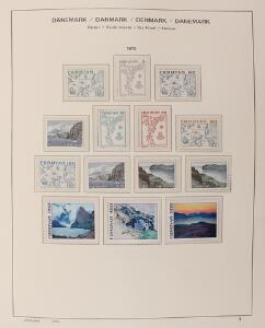 Færøerne. 1975-2003. Komplet postfrisk samling i Schaubek-album