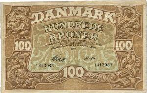 100 kr 1930, V. Lange  Jessen, Sieg 110