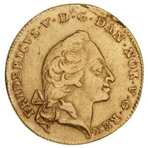 Frederik V, Kurantdukat  12 Mark 1759, H 22C, F 269