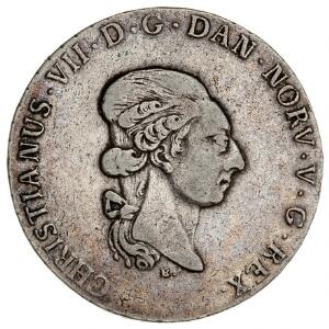 Christian VII, Altona, speciedaler 1788, H 39A