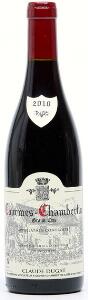 1 bt. Charmes-Chambertin Grand Cru, Domaine Claude Dugat 2010 A hfin.