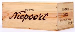 6 bts. Niepoort Vintage Port 2005 A hfin. Owc.