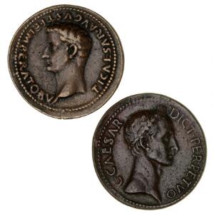 Romerske republik og kejserdømme, 2 1800-talsstøbninger af 1500-tals fantasimønter, såkaldte paduanere
