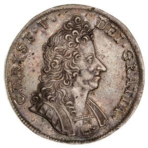 Christian V, krone 1694, H 99A