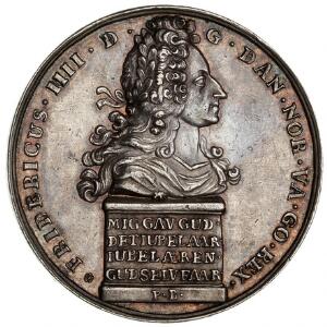 Frederik IV, Reformationsfesten 1717, Berg, 29,1 g, Ag, G 309