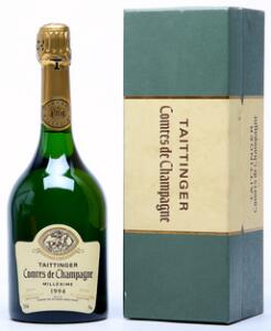 1 bt. Champagne Blanc de Blancs Comtes de Champagne, Taittinger 1994 A hfin. Oc.