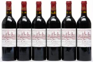 6 bts. Château Cos d Estournel, Saint - Estephe. 2. Cru Classé 1982 A hfin.