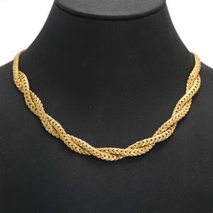 Halskæde af 18 kt. guld. Italien. L. 42 cm. Vægt 61 gr.