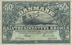 50 kr 1933, V. Lange  Lund, Sieg 107
