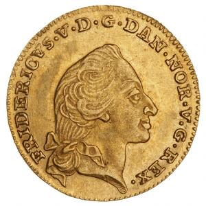Frederik V, kurantdukat  12 mark 1759, H 22C