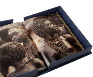 Taschen photo book Leni Riefenstahl Africa. Cologne Taschen 2002. Elephant folio. One of 2500 num. copies signed by Leni Riefenstahl.