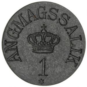 Grønland, Angmagssalik, 1 øre u. år 1894-1926, Sieg 37