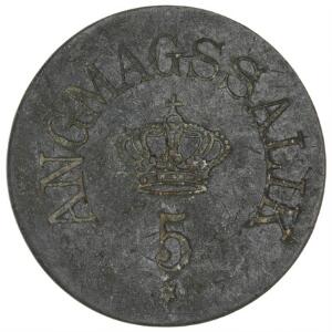 Grønland, Angmagssalik, 5 øre u. år 1894-1926, Sieg 38