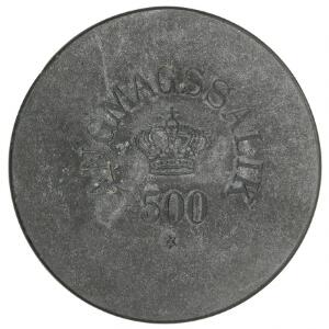 Grønland, Angmagssalik, 500 øre u. år, rev. Am 1894-1926, Sieg 45
