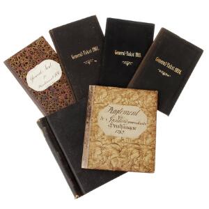 Reglement for de i Grønland overvintrende Hvalfangere. Cph Nicolaus Møller 1782. Bound in orig. paper boards. 6