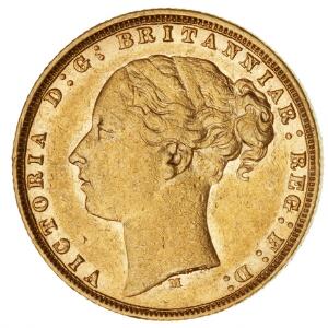 Australien, Victoria, 1837-1901, Sovereign 1877, Melbourne Mint, F 16