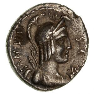Romerske republik, M. Plaetorius M.f. Cestianus, Denar, 67 f.Kr., 3,65 g, S. 349