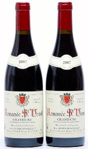 2 bts. Romanée St. Vivant Grand Cru, Alain Hudelot-Noellat 2007 A hfin.