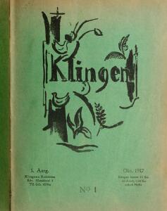 Klingen - Salto Axel Salto ed. Klingen. Issue 1-12. Cph 1917-18 1st year. Illust. with orig. graphics.