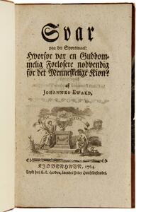 Johannes Ewald Collection of 32 issuesextracts from Kiøbenhavns Adresse-Contoirs Efterretninger. 1770s.