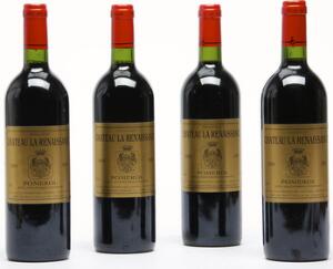10 bts. Chateau La Renaissance, Pomerol 2000 A hfin. Owc.