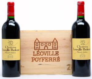 6 bts. Château Léoville Poyferré, Saint - Julien. 2. Cru Classé 2003 A hfin. Owc.