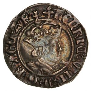 England, Henry VIII, 1509 - 1547, 12 groat u. år 1526 - 1544, Canterbury, S 2343