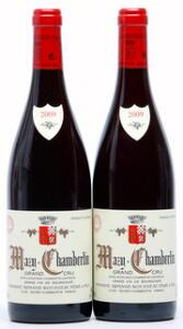 2 bts. Mazi Chambertin Grand Cru, Domaine Armand Rousseau 2009 A hfin.