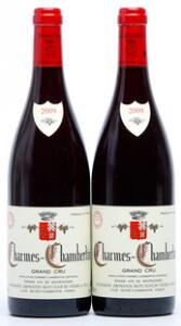 2 bts. Charmes Chambertin Grand Cru, Domaine Armand Rousseau 2009 A hfin.