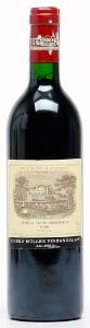 1 bt. Château Lafite Rothschild, Pauillac. 1. Cru Classé 1986 A hfin.