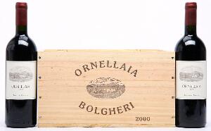6 bts. Ornellaia, Tenuta dellOrnellaia, Bolgheri 2000 A hfin. Owc.