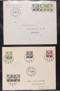Grønland. 1939-81. Samling FDC i 4 mapper - ca. 190 stk. - bedre iblandt.