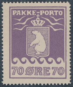 1930. 70 øre, violet. Postfrisk. AFA 5400