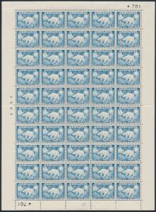 1946. Isbjørn. 40 øre, blå. Postfrisk HELARK. AFA 20000