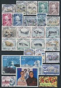1989-93. Planche luxus stemplede mærker.