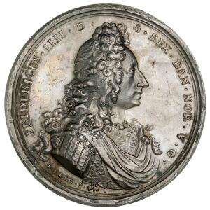 Frederik IV, Magnus Stenbocks overgivelse 20. maj 1713, BergRøg, G 332, tinafslag